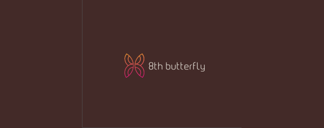 butterfly logo design